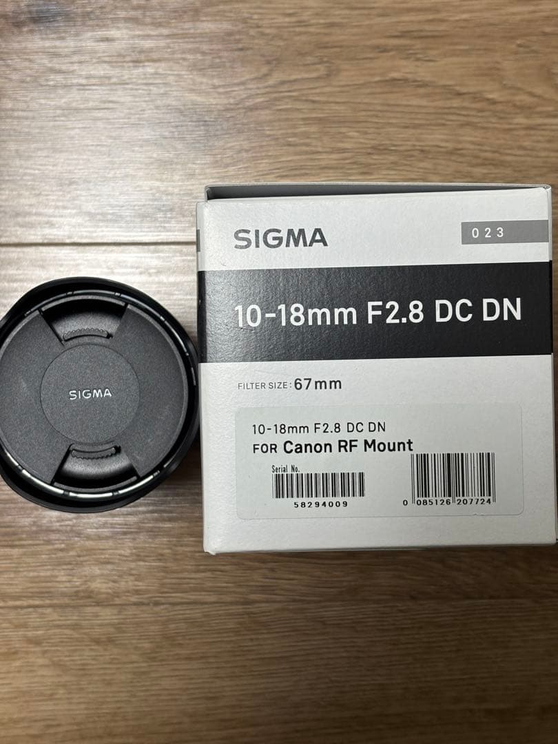 SIGMA 10-18mm F2.8 DC DN レンズ CanonRFマウント