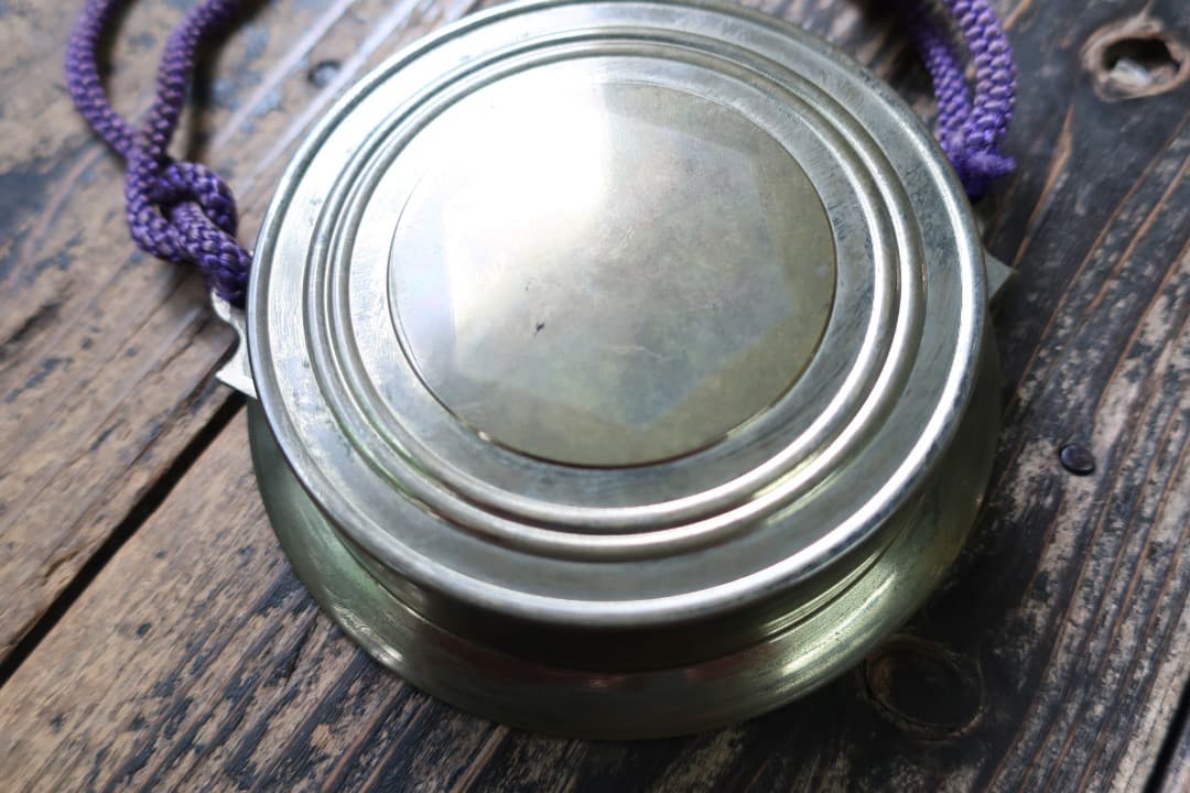 当り鉦 5寸 撞木付き チャンチキ スリ鉦 当り鉦 与助 直径13.5cm