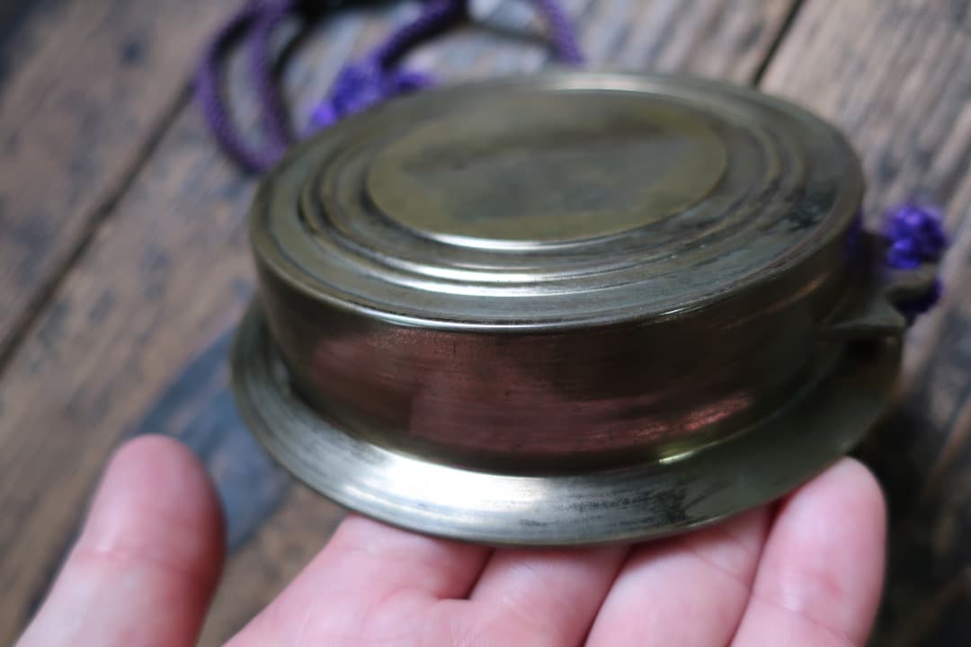 当り鉦 5寸 撞木付き チャンチキ スリ鉦 当り鉦 与助 直径13.5cm