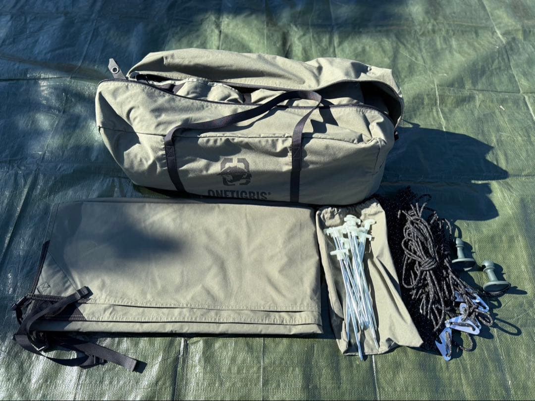 OneTigris ソロホームステッドTC アーミーグリーン前幕セット