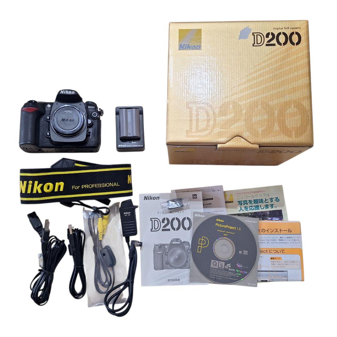 Nikon D200 ボディ ジャンク｜付属品多数 元箱 MC-30付