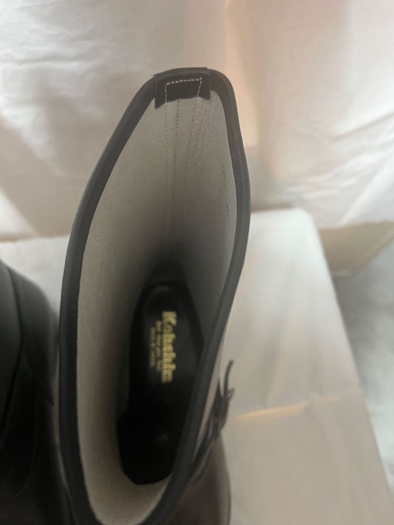 弘進ゴム 半長靴C-813耐油底ブラック 作業用 消防団仕事用メンズ 作業半長靴