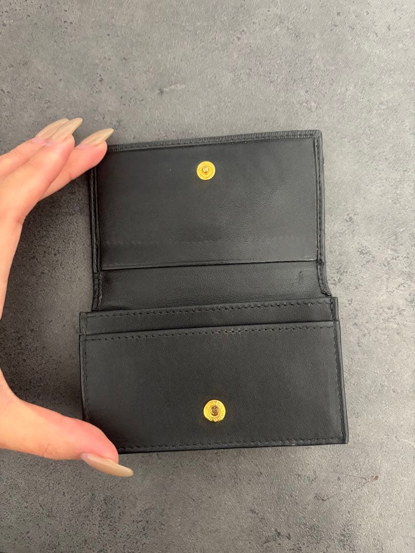 PRADA 名刺入れ ブラック エピレザー