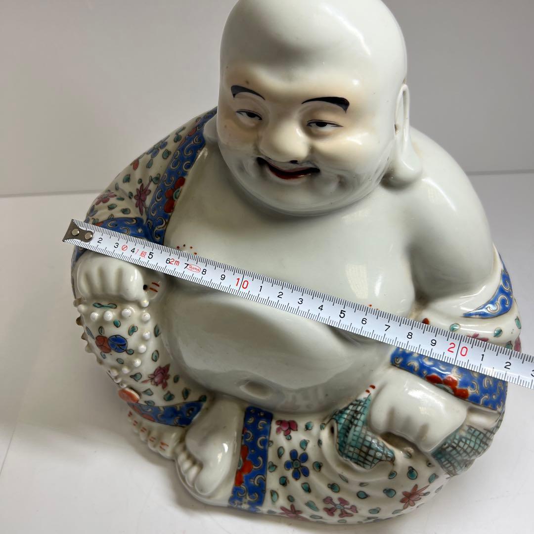 中国清時代　粉彩布袋　西江印　高さ約26㎝　東Y7-1224☆2Fトヒチサ