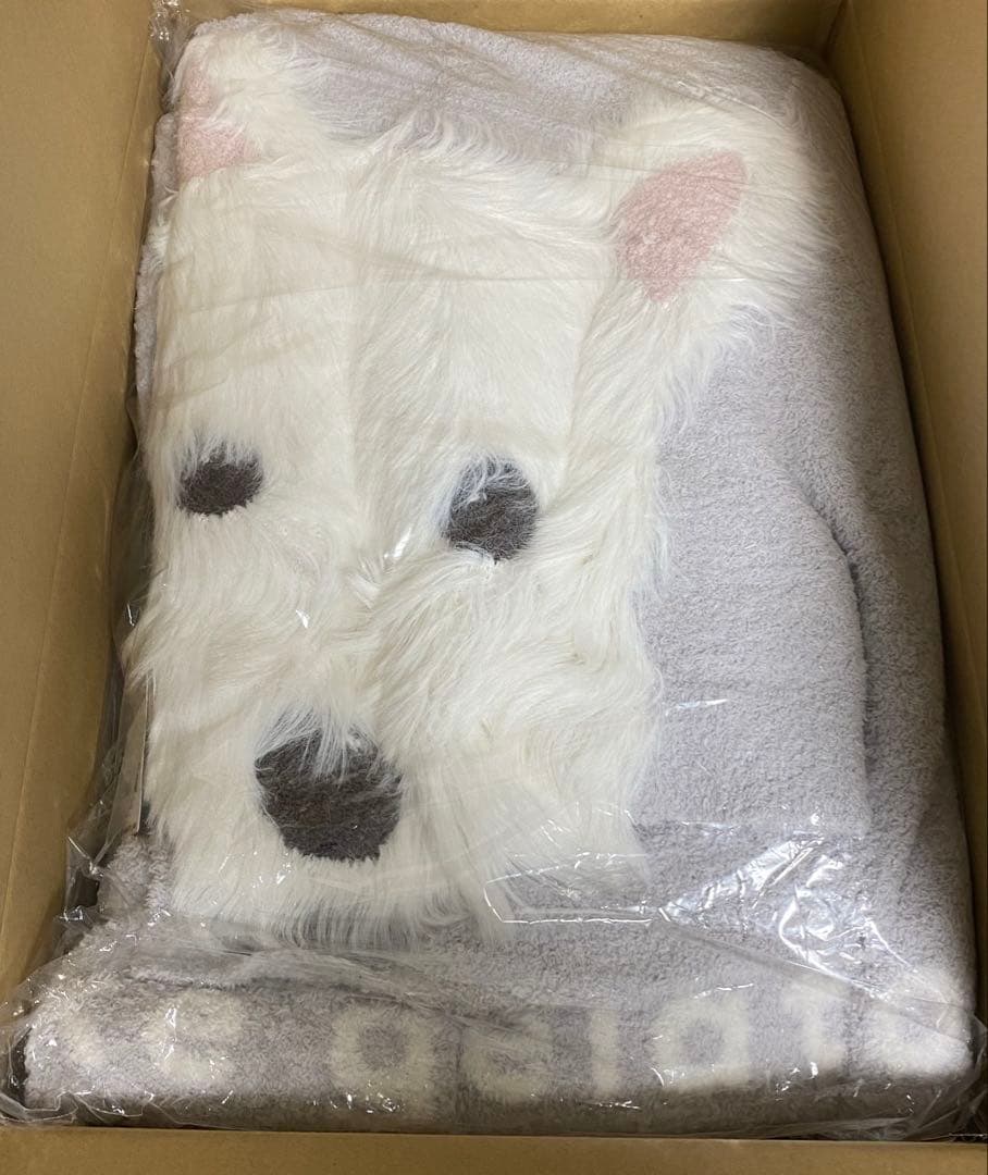 新品　未開封　ジェラートピケ　【Sleep】ウエスティ ジャガードマルチカバー