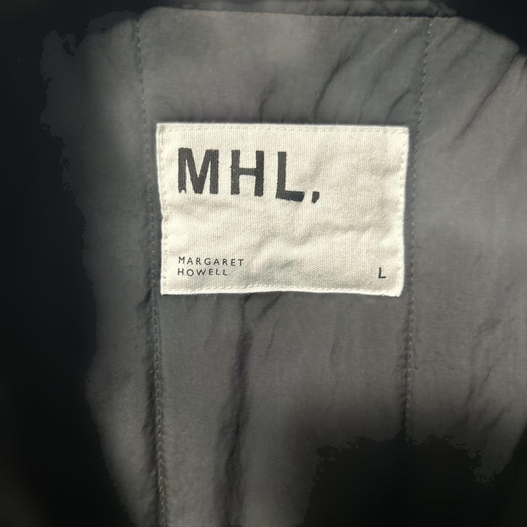 MHL. LIGHTWEIGHT COTTON NYLON ダウンベスト L