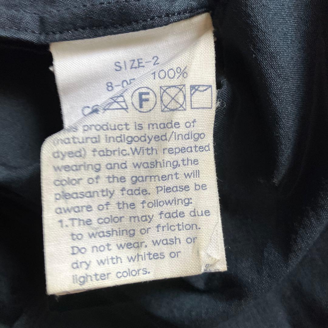 45R インディゴ染めチュニック