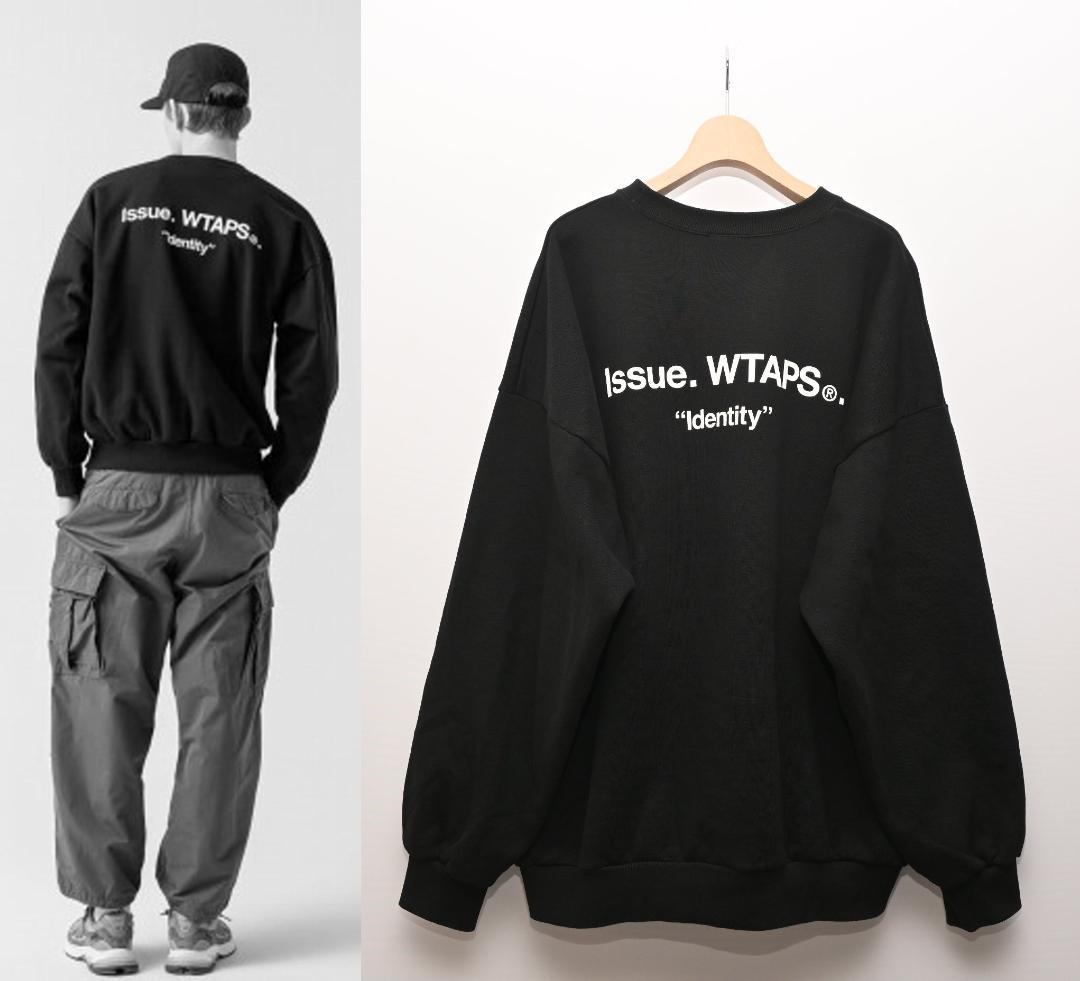 【25AW】WTAPS ダブルタップス IDENTITY スウェット 4 黒