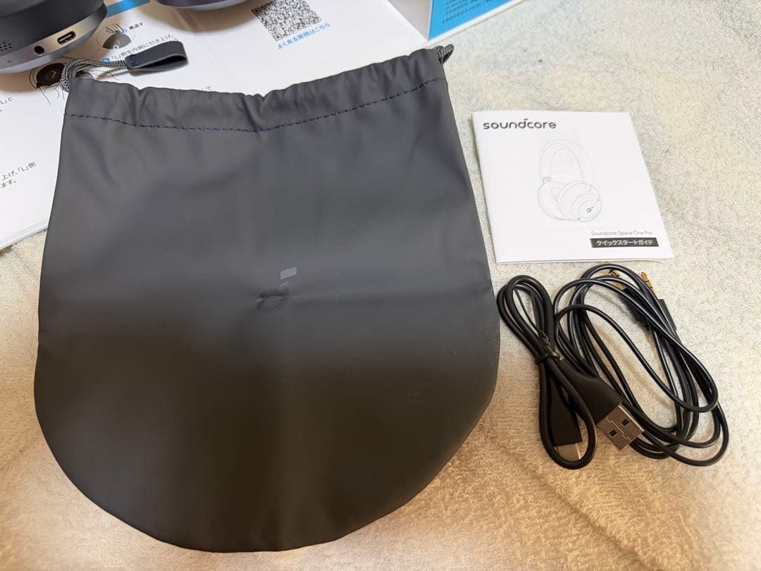 超美品 Soundcore Space One Pro ミッドナイトブラック