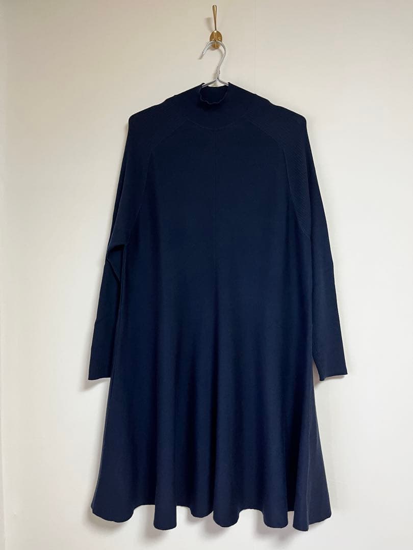 BALLSEY バウンスムース フレアワンピース　ネイビー36