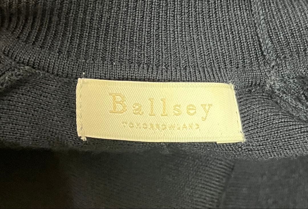 BALLSEY バウンスムース フレアワンピース　ネイビー36
