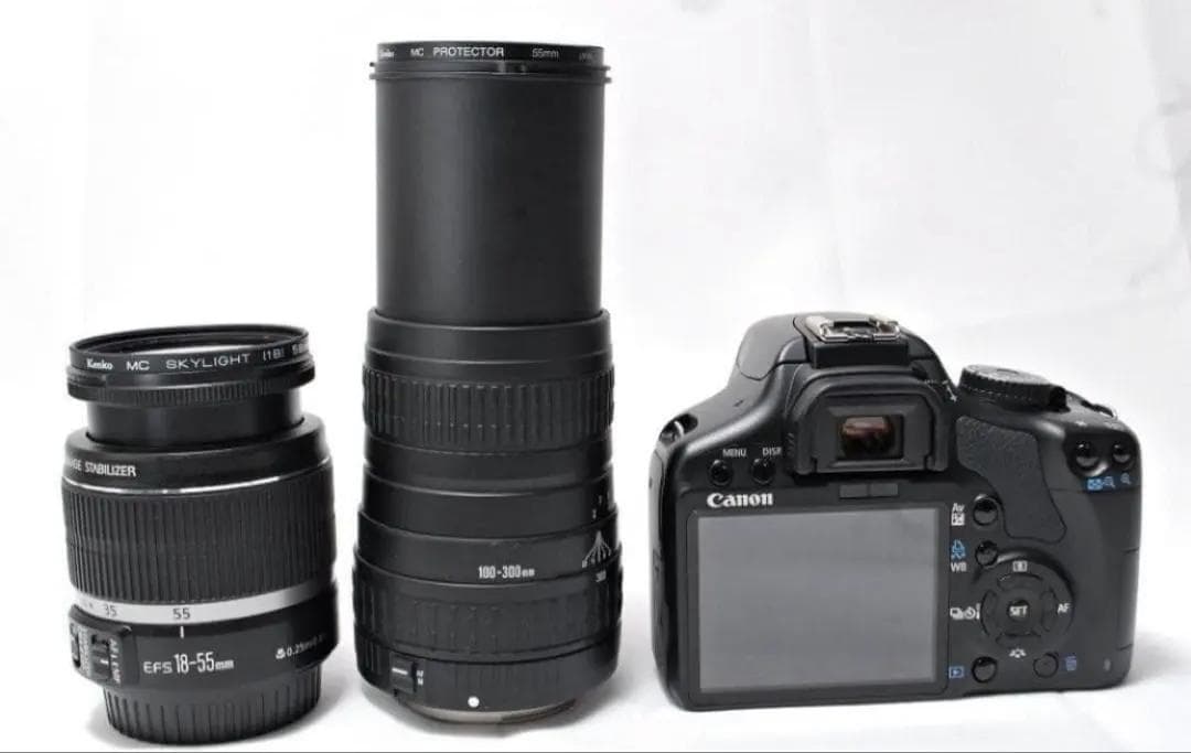 ❤️スマホ転送❤️初心者おすすめ❤️Canon Kiss x2 ダブルレンズ