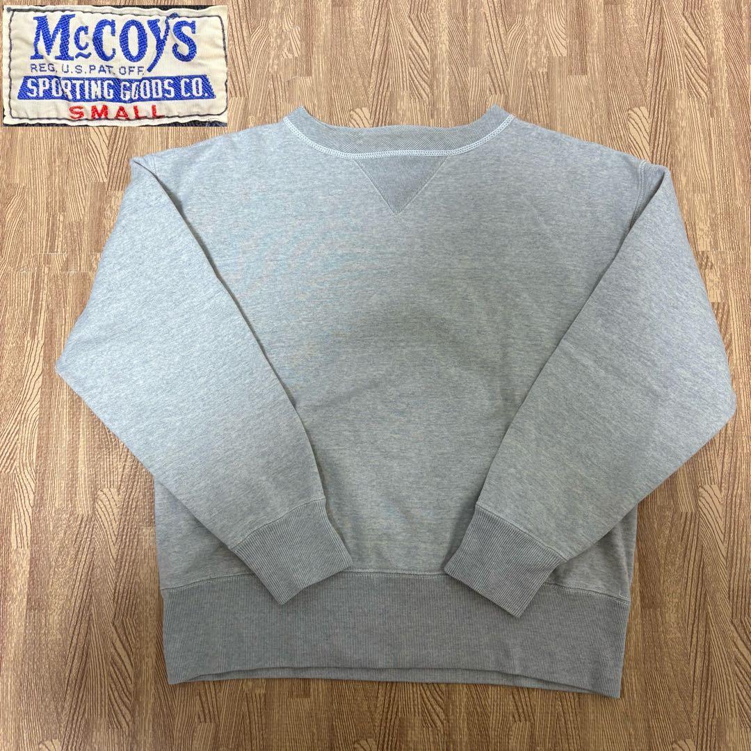 McCOY'S マッコイズ 両V スウェット グレー small USN