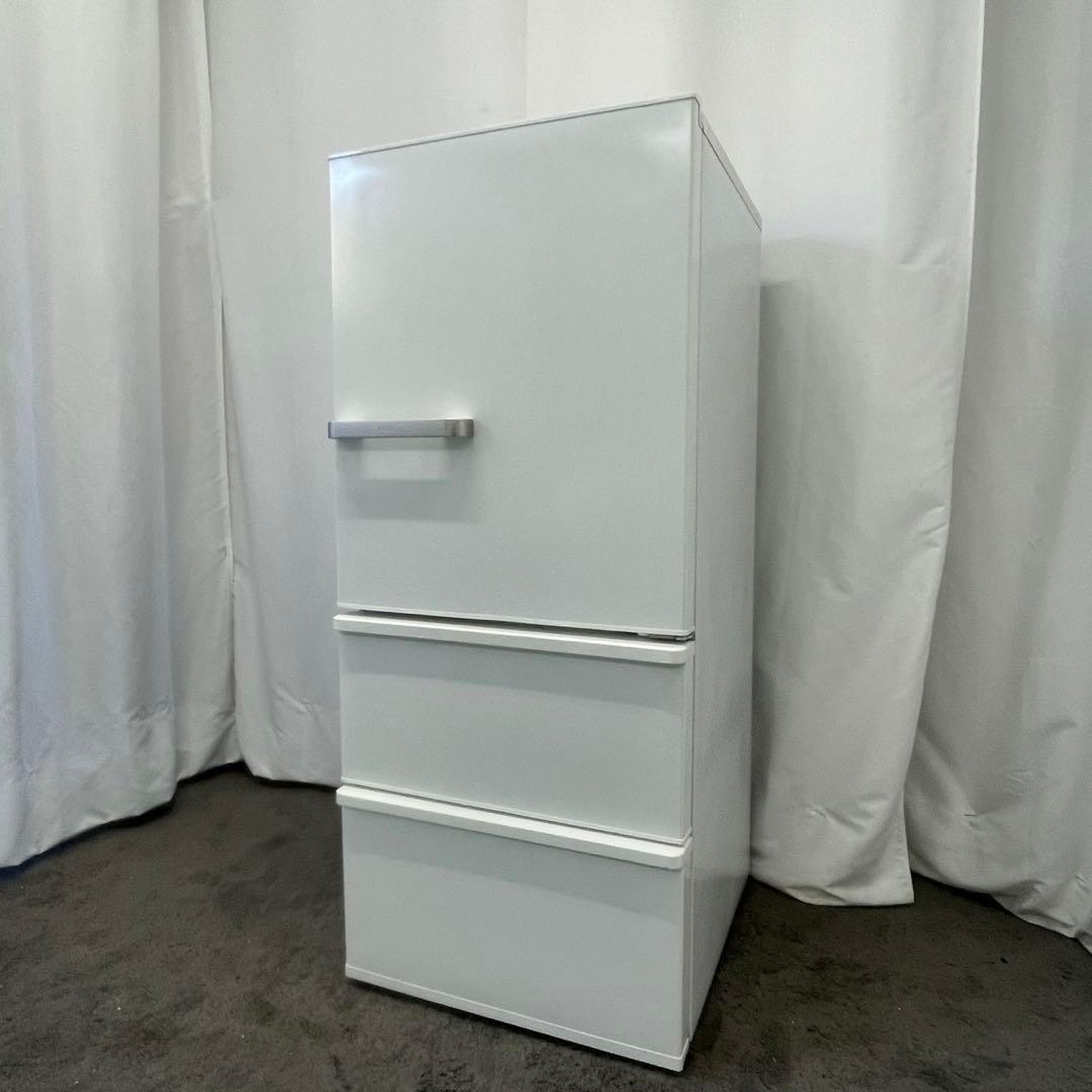 ゆずたろう　176✨極美品　レトロ　冷蔵庫　お洒落　可愛い　設置無料　白