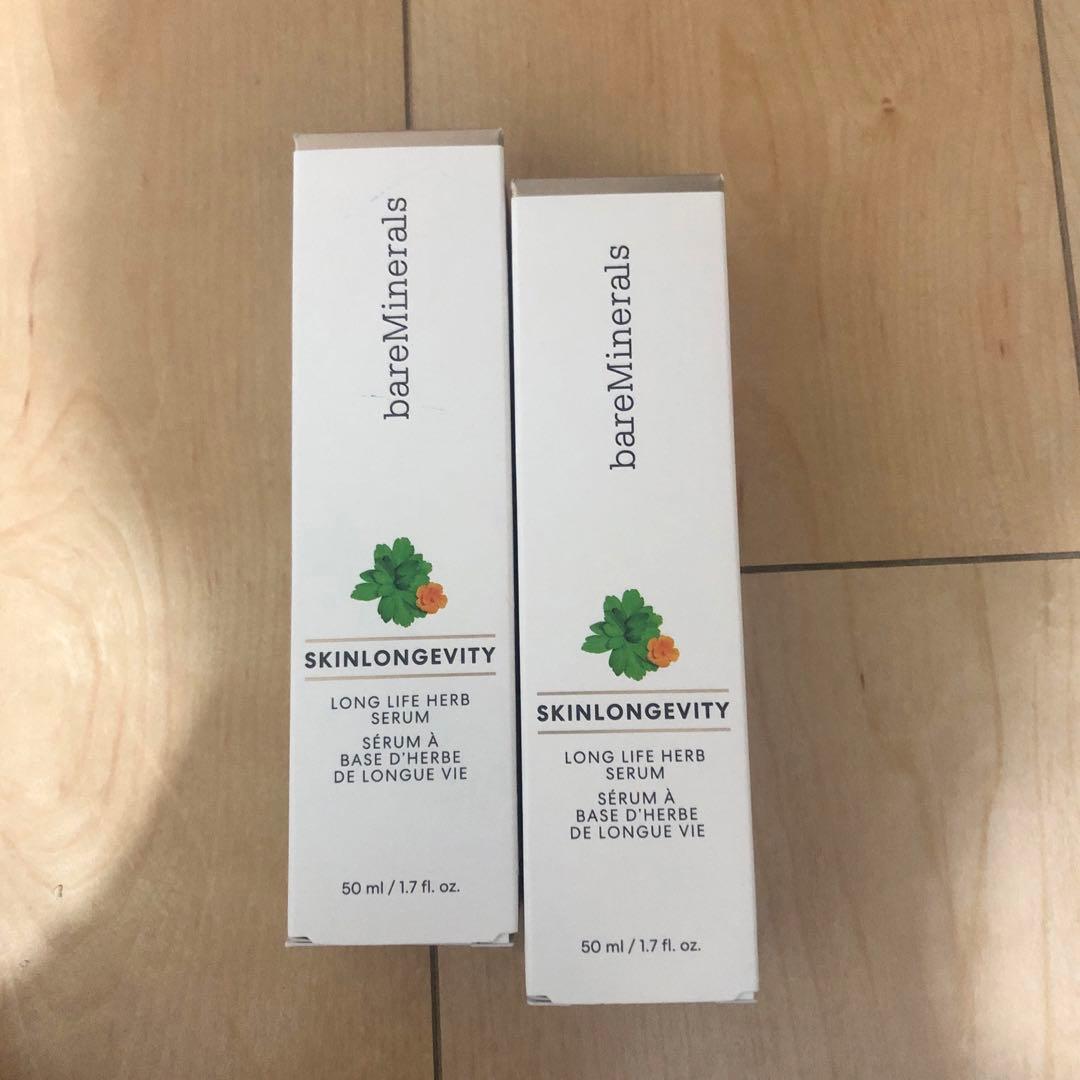 ベアミネラル スキンロンジェヴィティ ロングライフハーブ セラム 50mLx2個