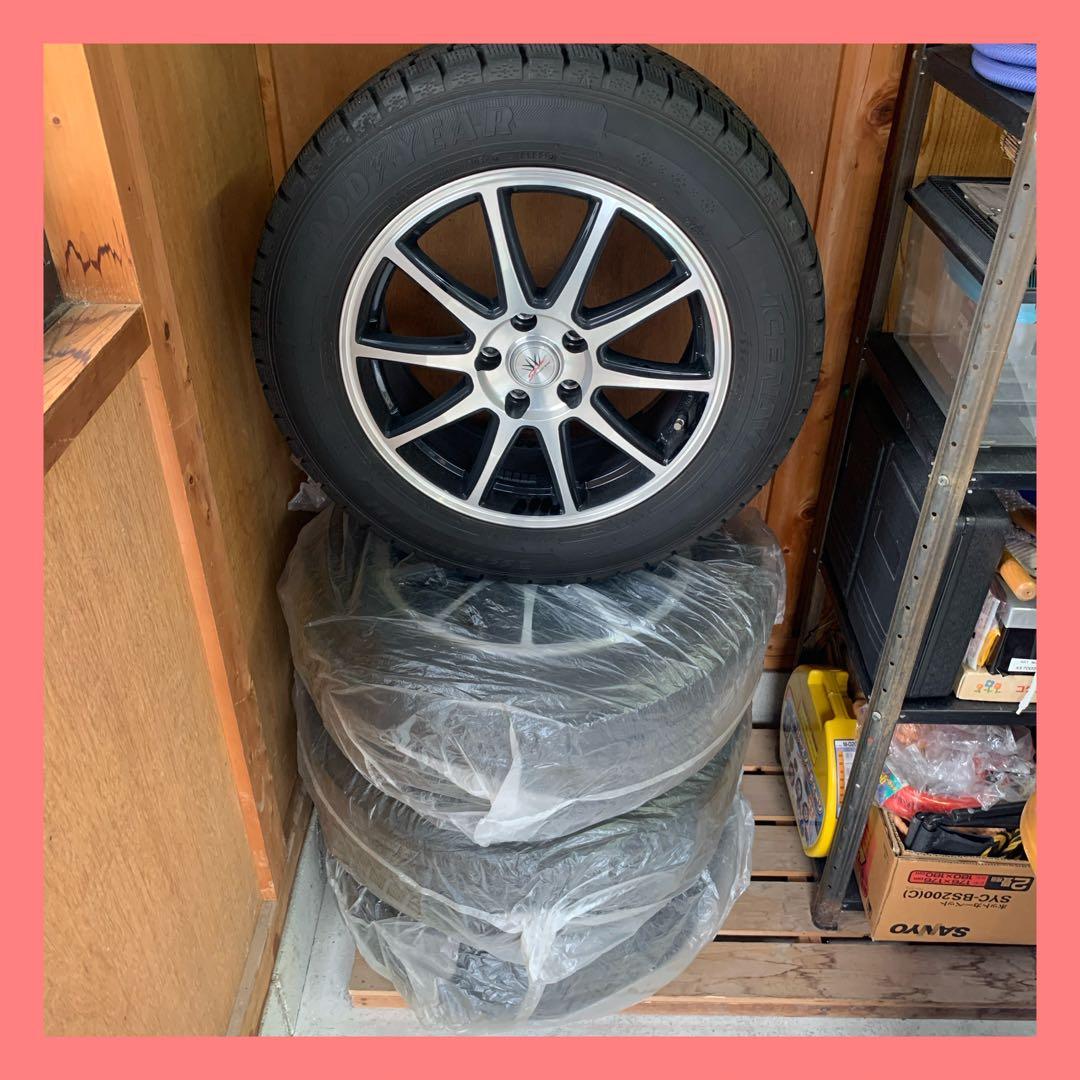 オヒゲ【送料込】スタッドレスタイヤホイール 17インチ