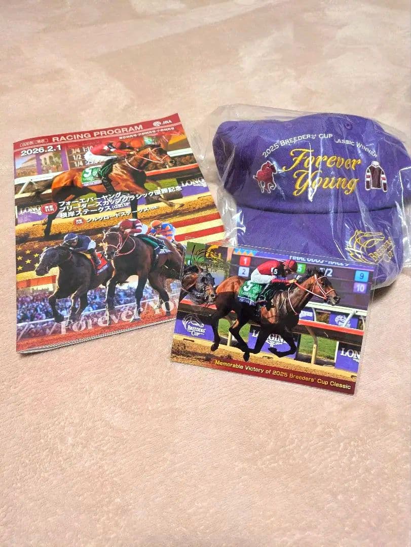 フォーエバーヤングBCクラシック優勝記念キャップ