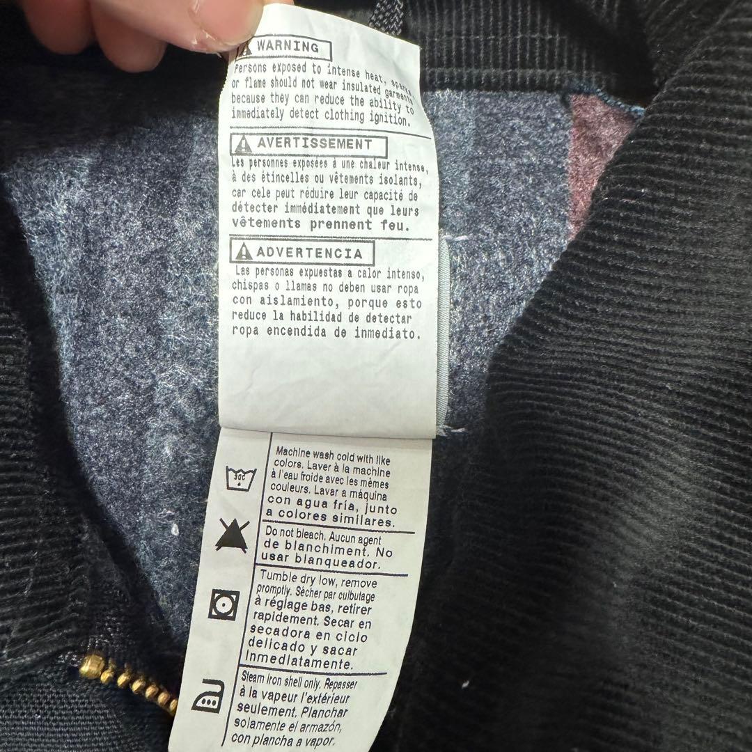 【Carhartt】USA製 デトロイトジャケット XLブラック