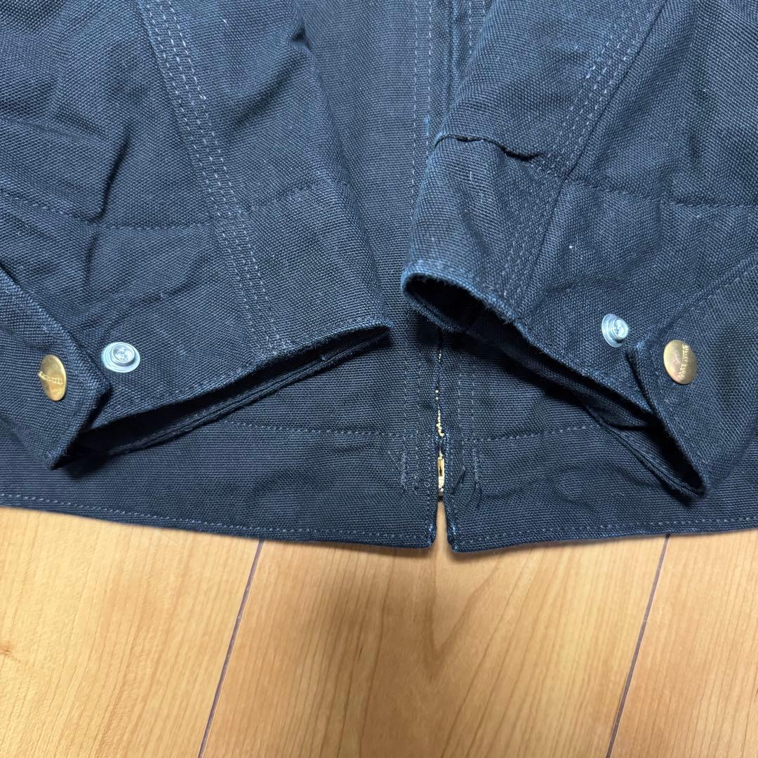 【Carhartt】USA製 デトロイトジャケット XLブラック