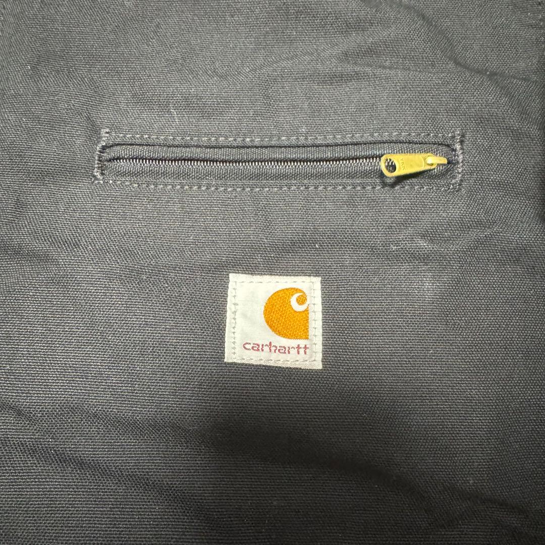 【Carhartt】USA製 デトロイトジャケット XLブラック