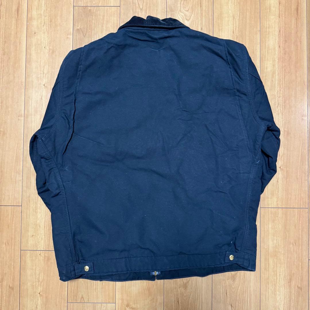 【Carhartt】USA製 デトロイトジャケット XLブラック