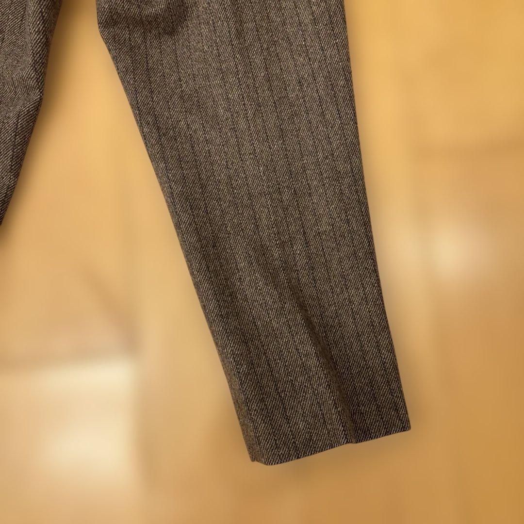 パンツ NEAT felting flannel chalk stripe