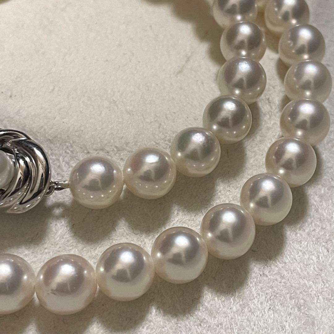 【田崎真珠✨超大珠✨極美品】 あこや本真珠 ネックレス 8.5 パール オーロラ