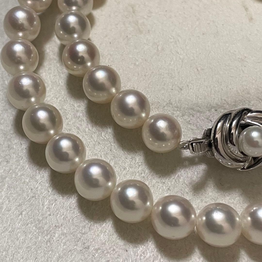 【田崎真珠✨超大珠✨極美品】 あこや本真珠 ネックレス 8.5 パール オーロラ