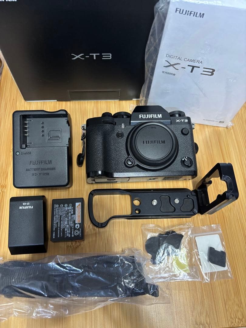 FUJIFILM X−T3 BLACK + Ｌプレート
