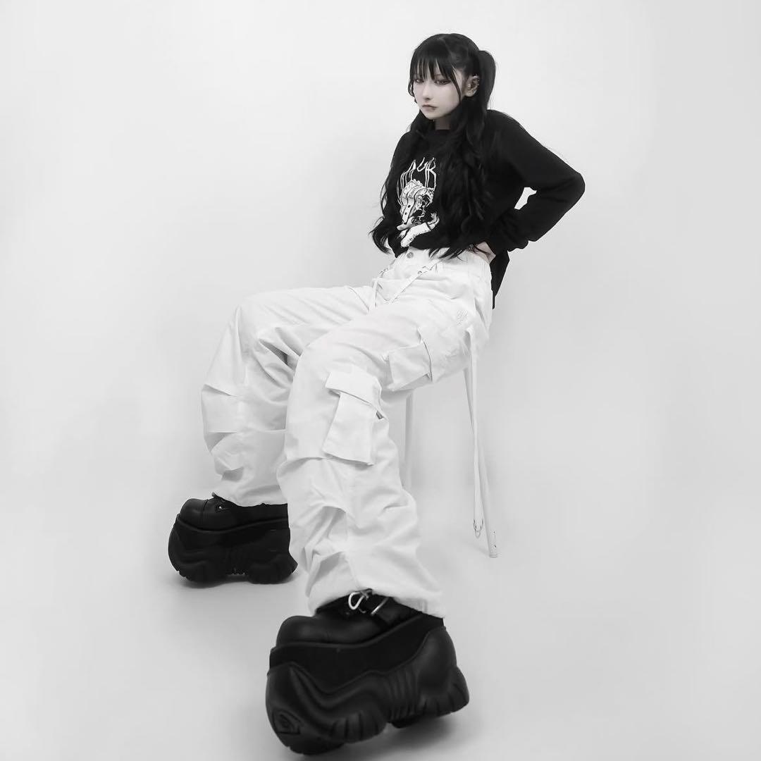 DimMoire CROSSカーゴパンツ【Black】 ディムモアール