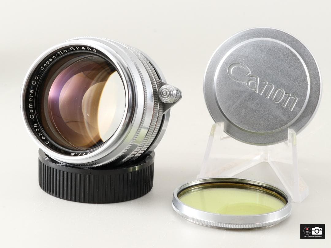 希少美品Canon 50mm F/1.5 ライカＬマウントレンズ整備済