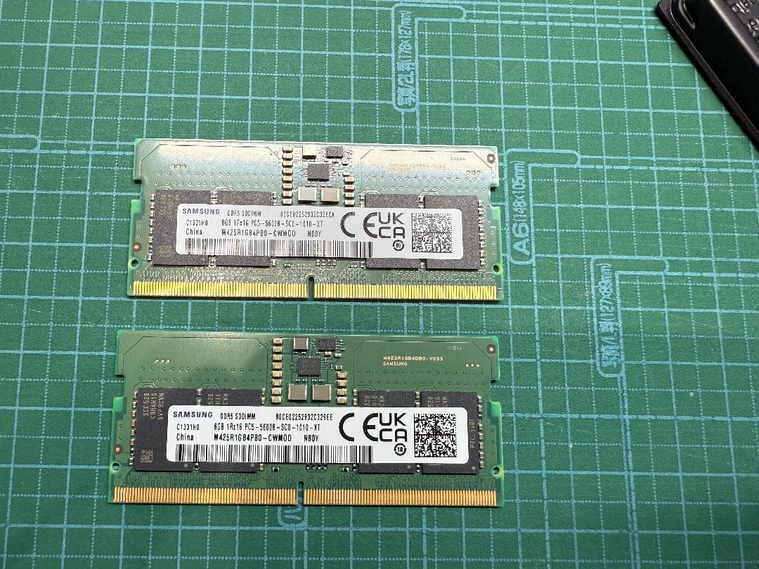 SAMSUNG DDR5 SO-DIMM 8GB×2 16GB 5600B 新品