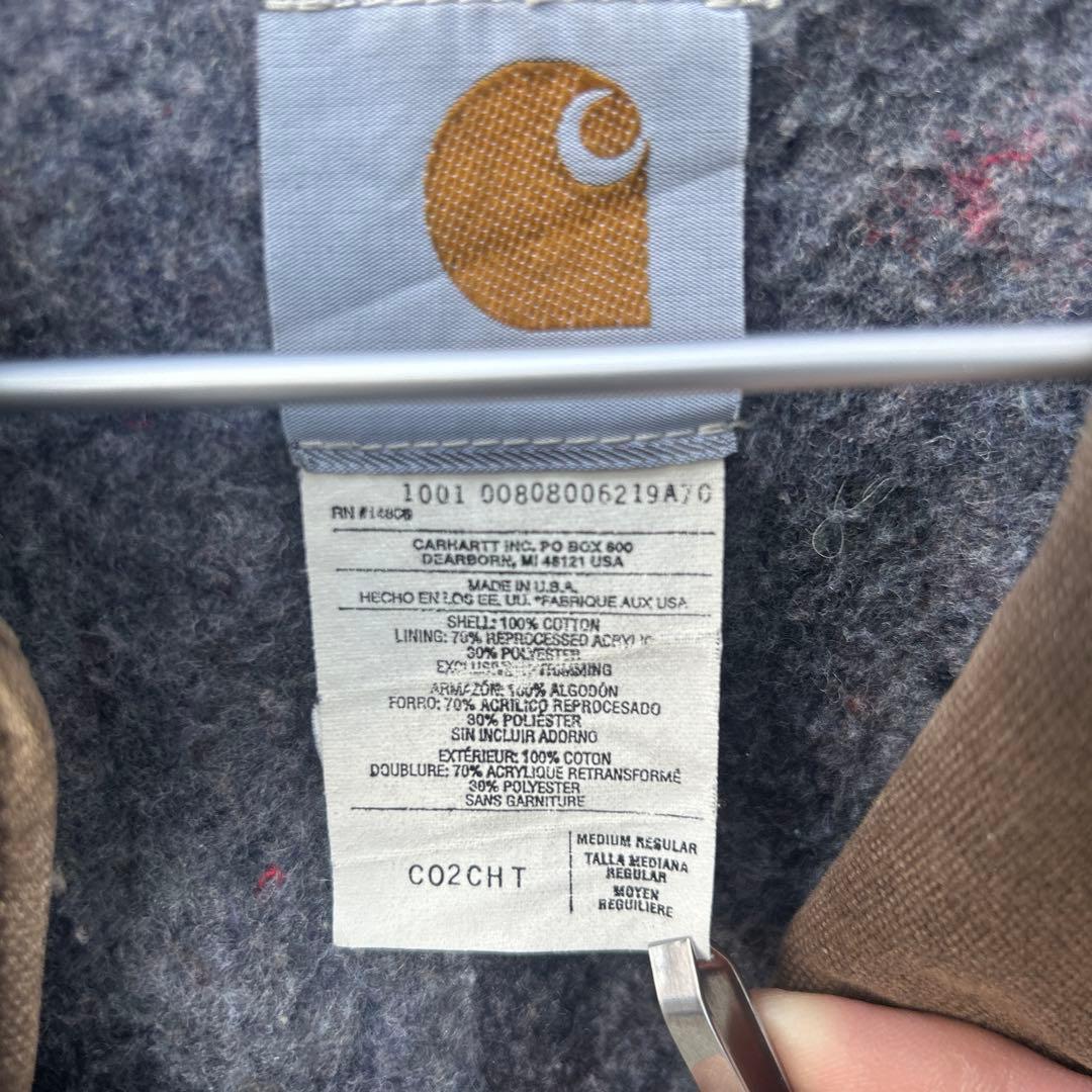 USA製　Carharttカーハートミシガンチョアコート M カバーオールCHT