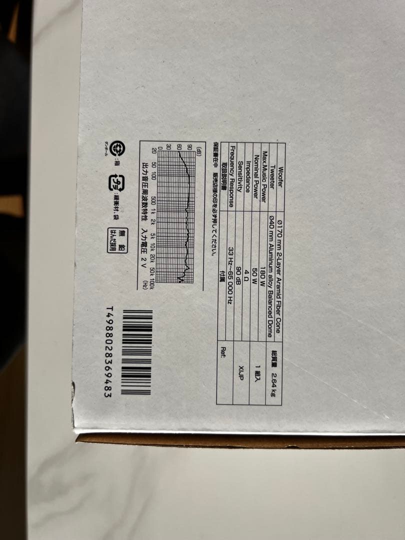 新品未使用カロッツェリアTS-C1736S