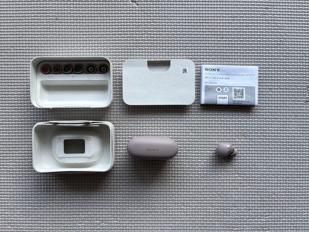 SONY WF-1000XM5 ワイヤレスイヤホン スモーキーピンク 片耳のみ