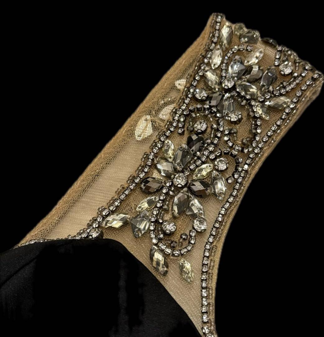 angel R ブラックロングドレス