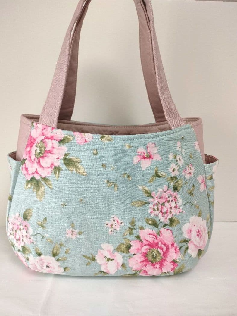 【おまとめ品】チューリップ型ハンドメイドバッグ3点