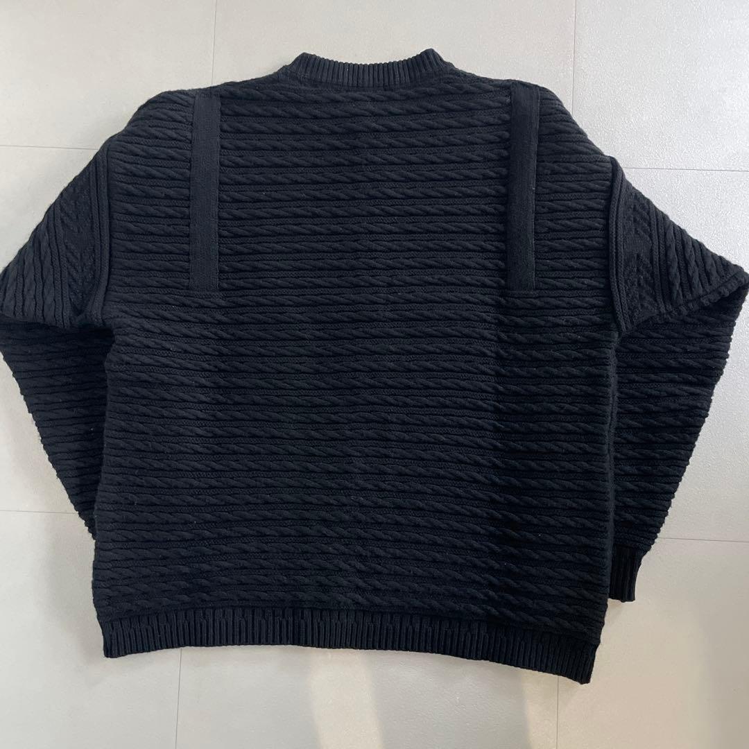 YASHIKI 19AW ブラックニットセーター