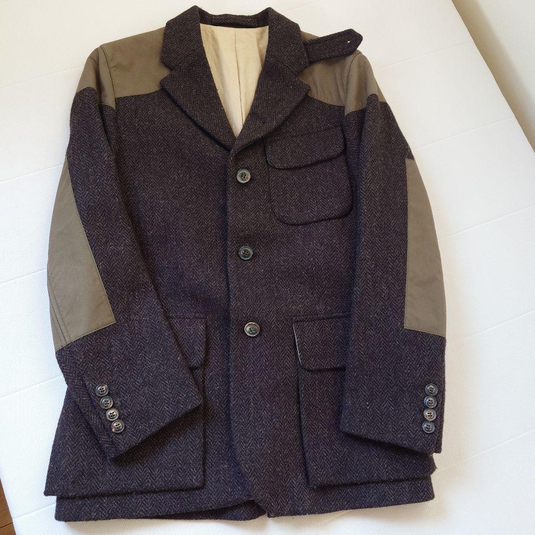 【ナイジェルケーボン】マロリージャケット ハリスツイード ウール46