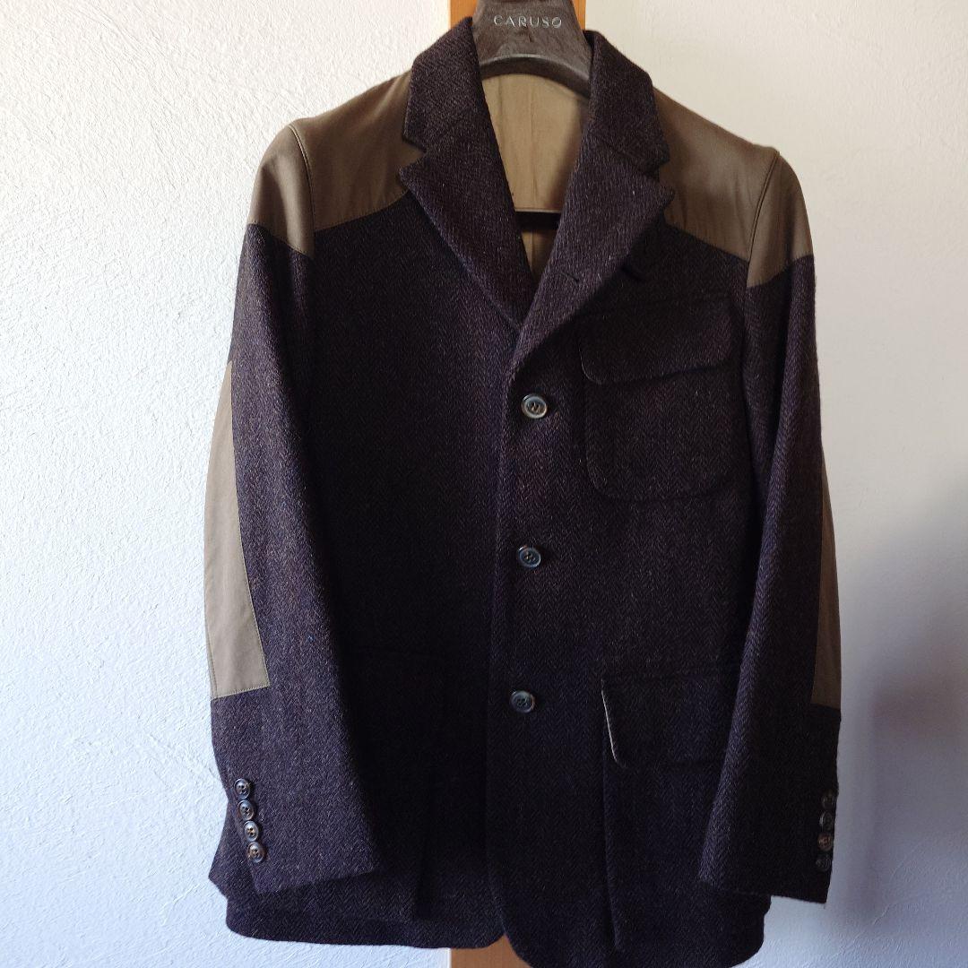 【ナイジェルケーボン】マロリージャケット ハリスツイード ウール46