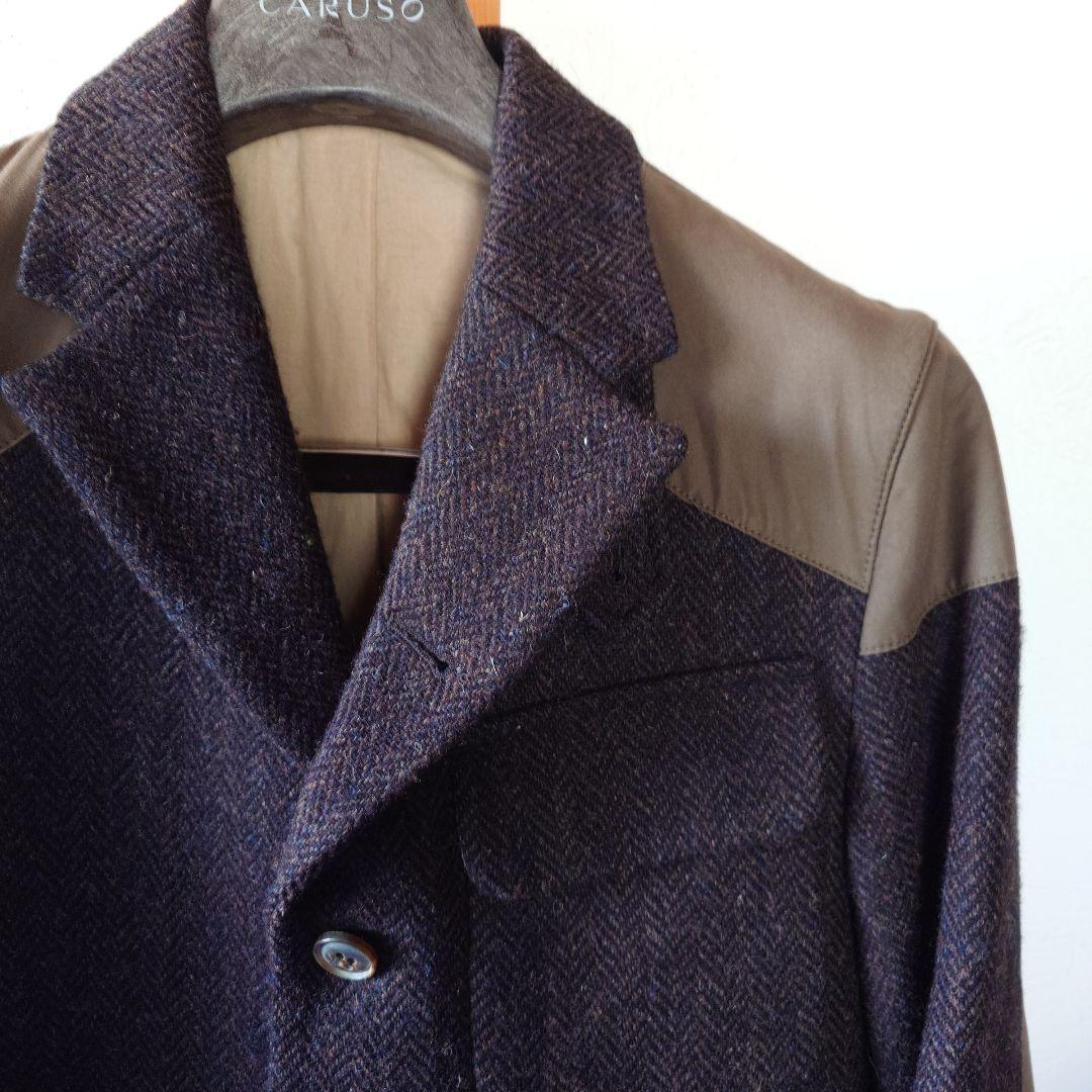 【ナイジェルケーボン】マロリージャケット ハリスツイード ウール46