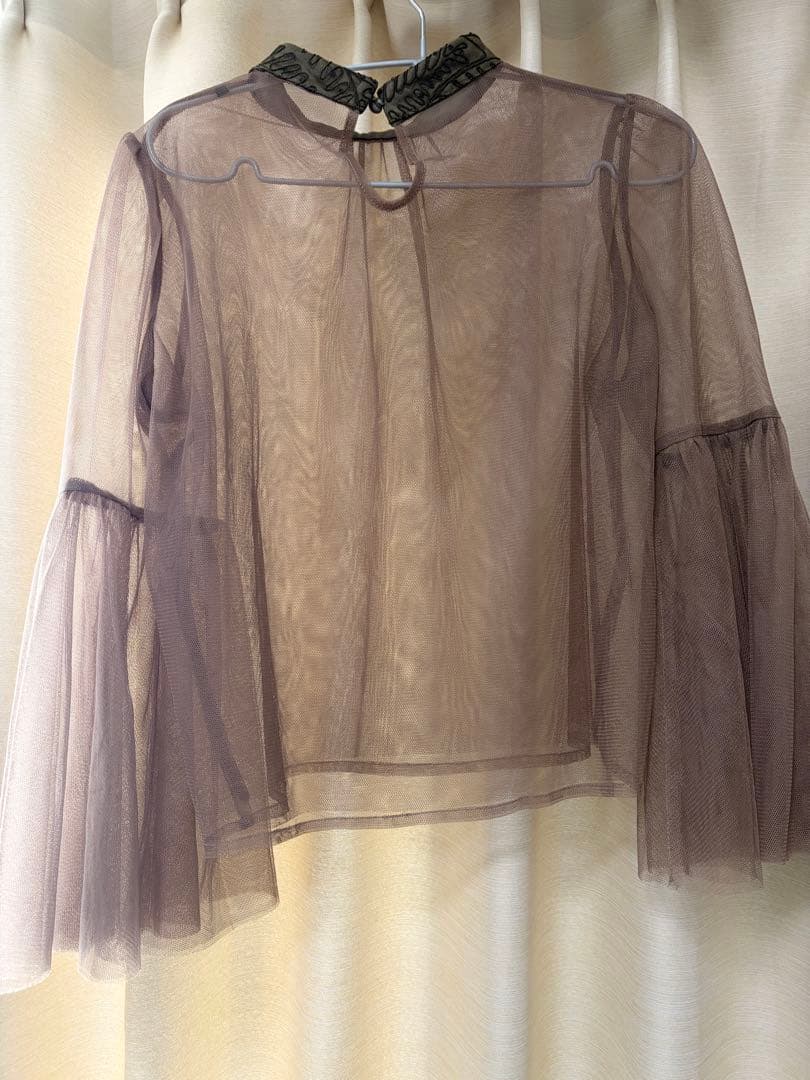 LEJAスパンコール刺繍ビジューボタンフレアスリーブセットアップドレスワンピース