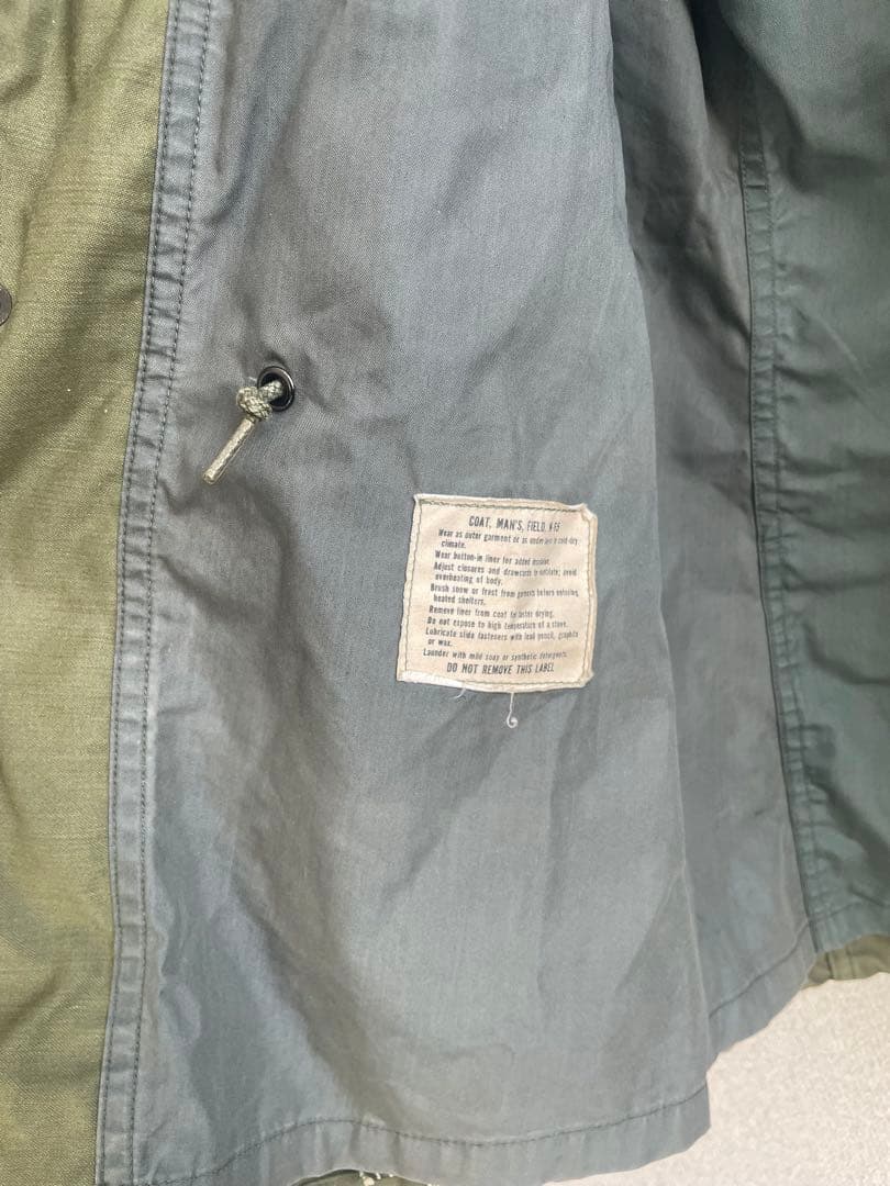 米軍実物 M-65 フィールドジャケット 1968年製 グレーライナー