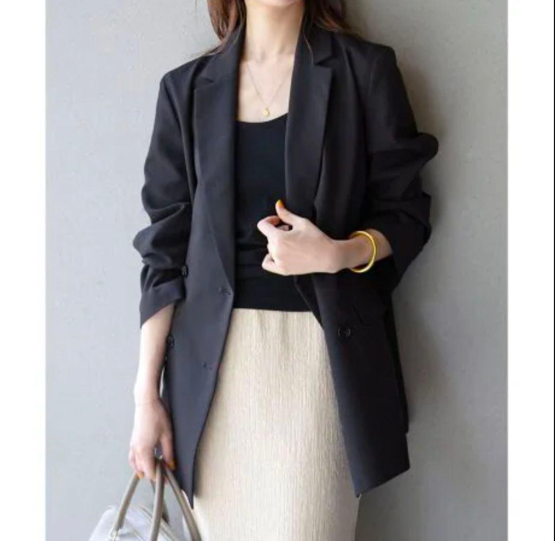 SLOBE IENA/スローブイエナ ウォッシャブルダブルブレストジャケット38