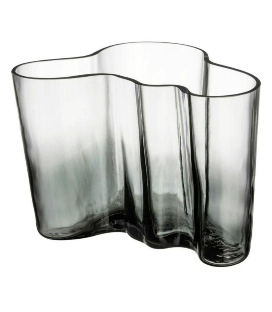 アアルトベース 140 mm、クリア - ダークグレー、1000個限定　木型　②