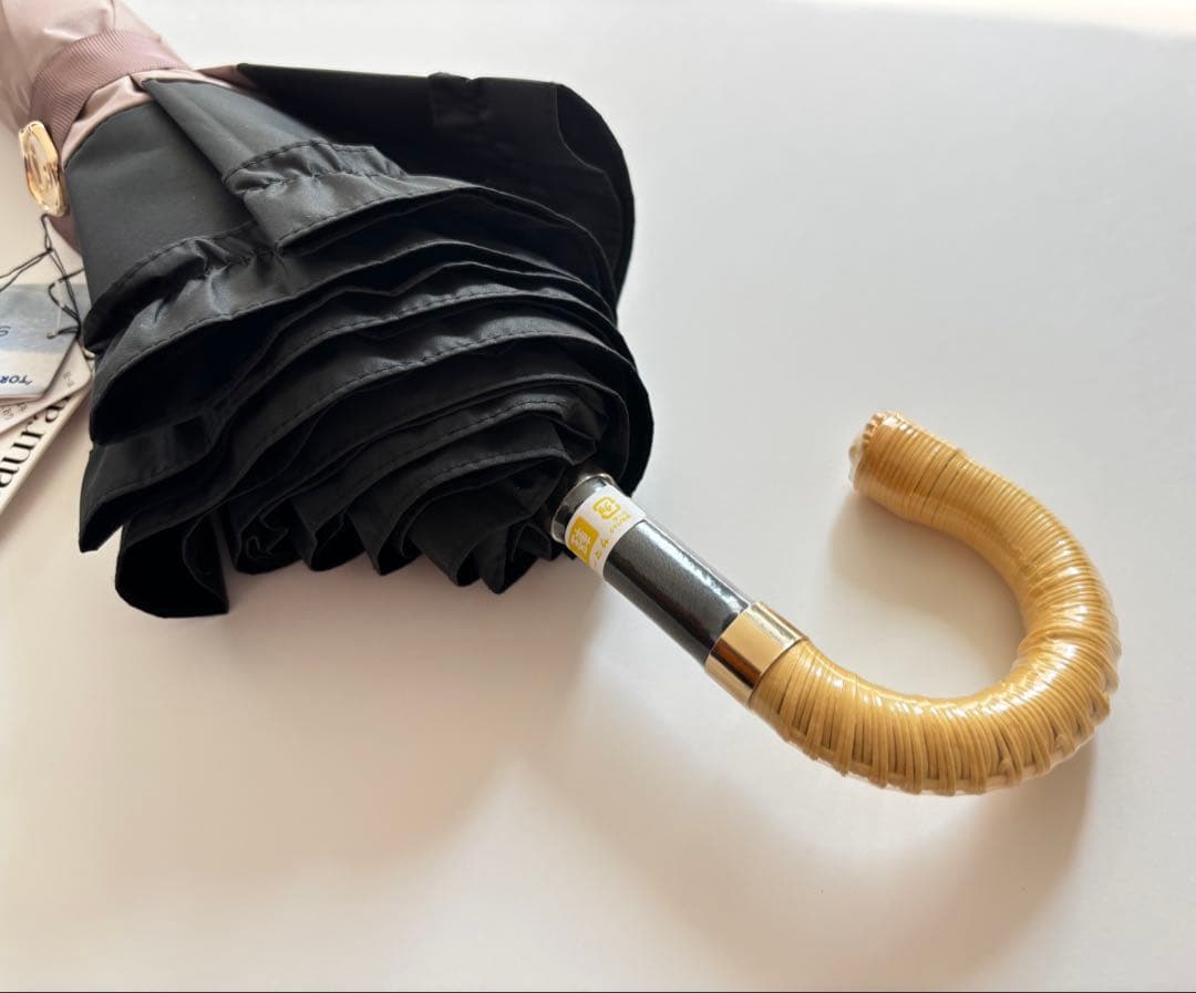 【新品】ビューランス　日傘　サマーシールド　バイカラー　フリル　晴雨兼用