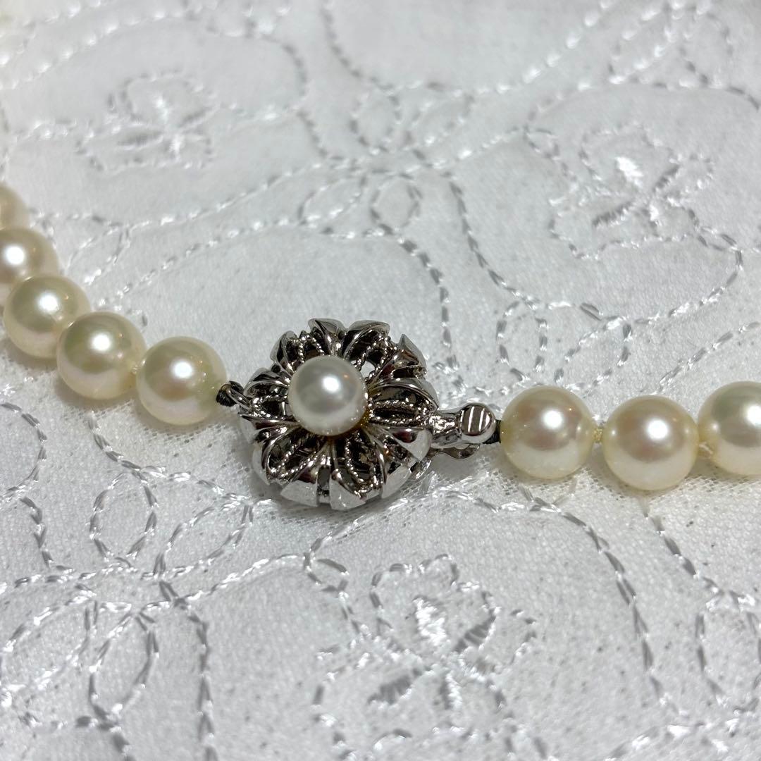 極上品 アコヤ真珠 花珠級 ネックレス 7.0-7.5mm 無調色