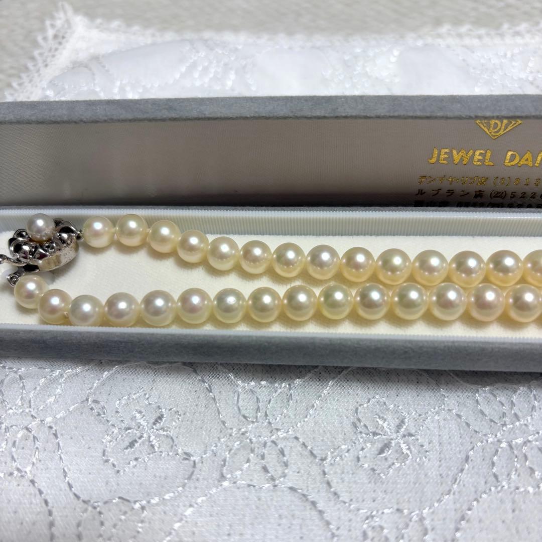 極上品 アコヤ真珠 花珠級 ネックレス 7.0-7.5mm 無調色