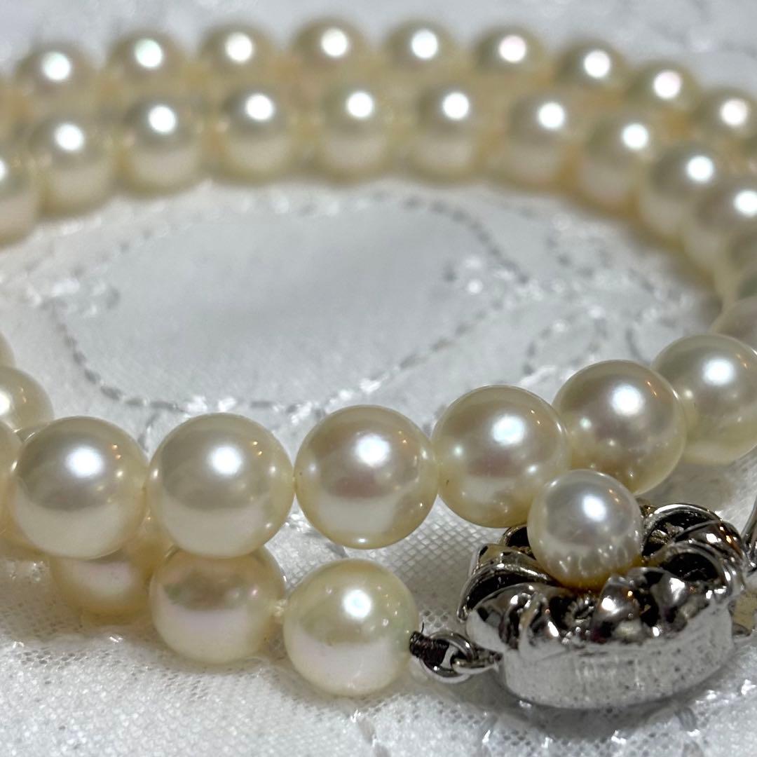 極上品 アコヤ真珠 花珠級 ネックレス 7.0-7.5mm 無調色