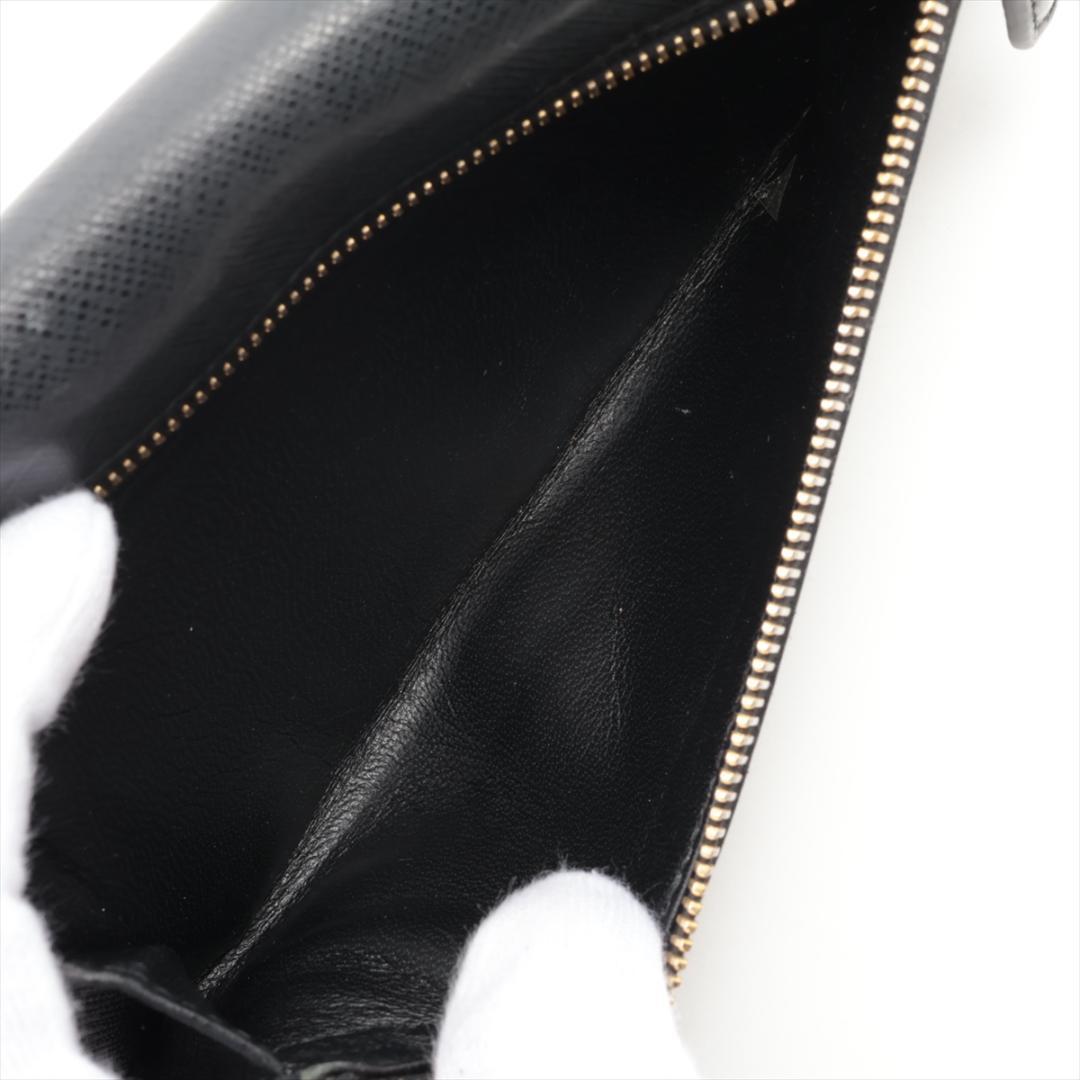 PRADA プラダ サフィアーノ レザー ブラック 黒 Saffiano 革